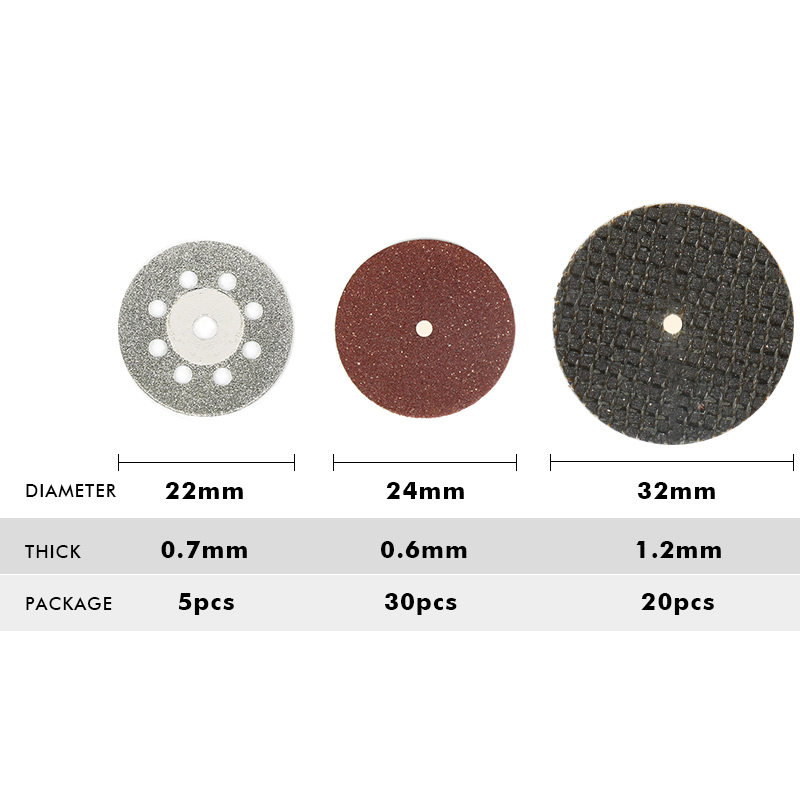 60 pièces/lot meule lame de sc - Cordless Rotary Tool Kit Accessories avis et prix