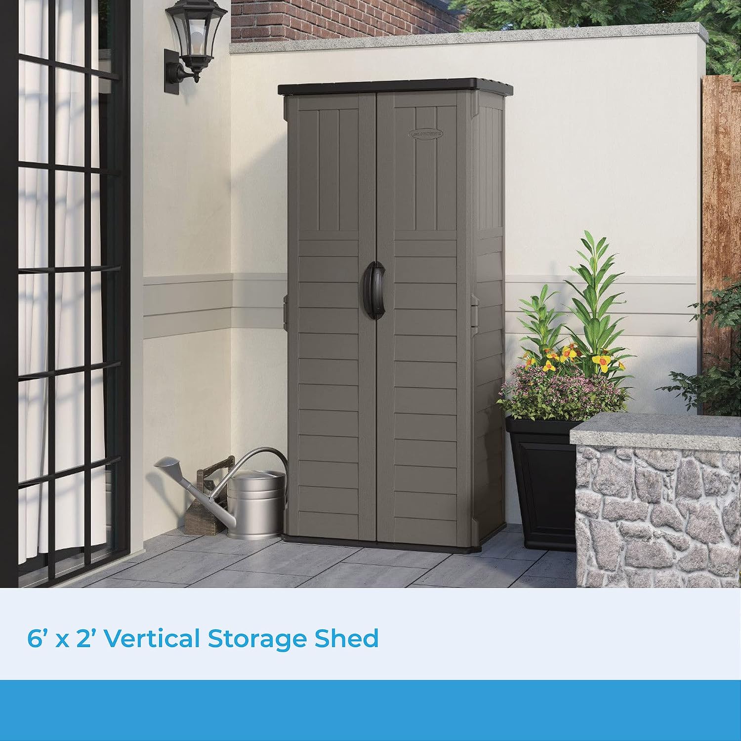 Abri de rangement vertical 22  - Garden Tools avis et prix