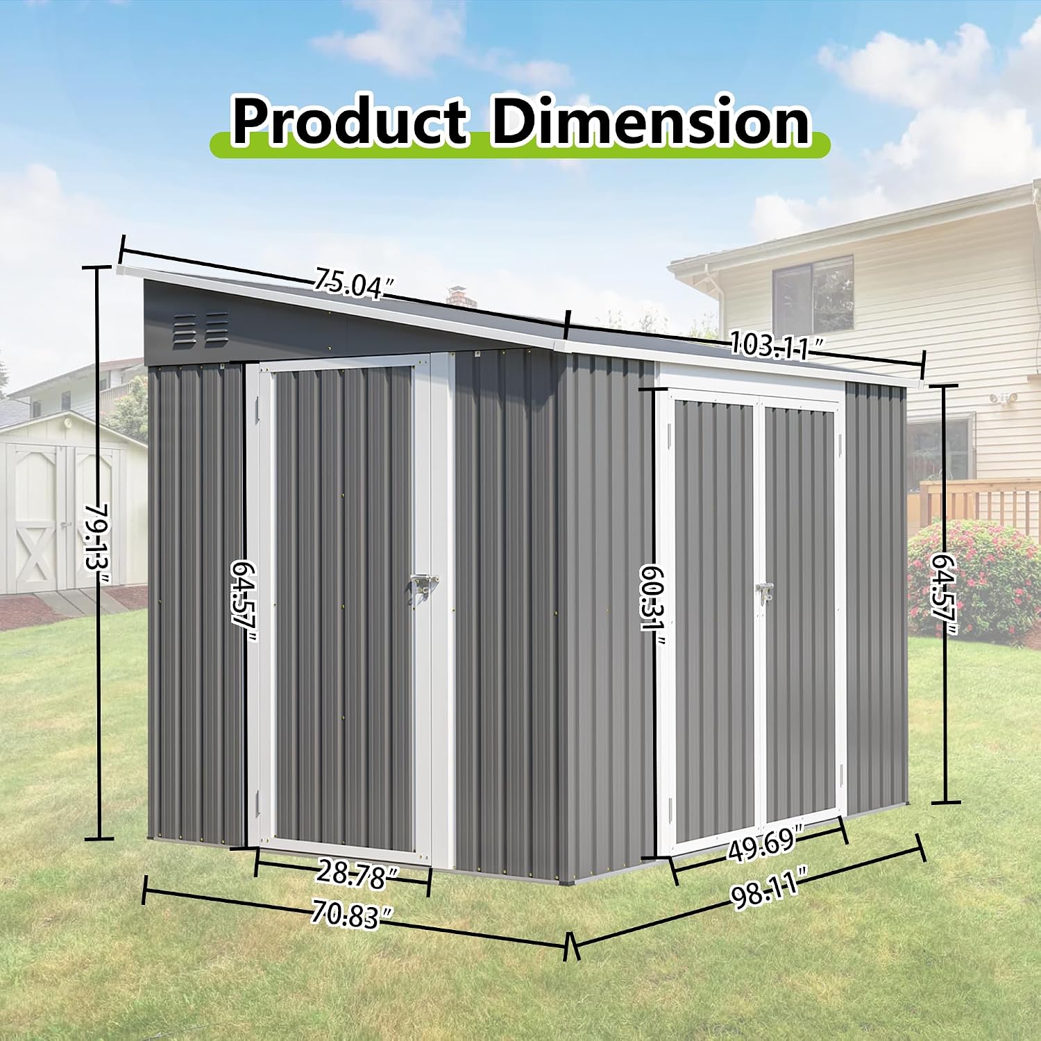 Abri de rangement extérieur en - Garden Tools avis et prix