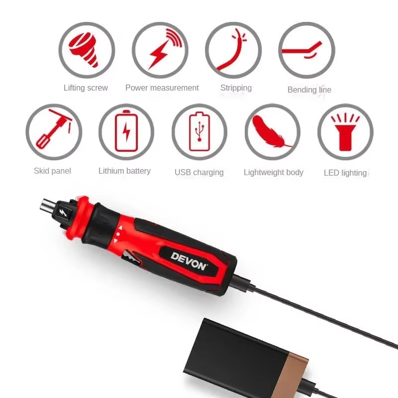Ensemble de tournevis électriq - Electric Screwdriver Rechargeable Usb avis et prix