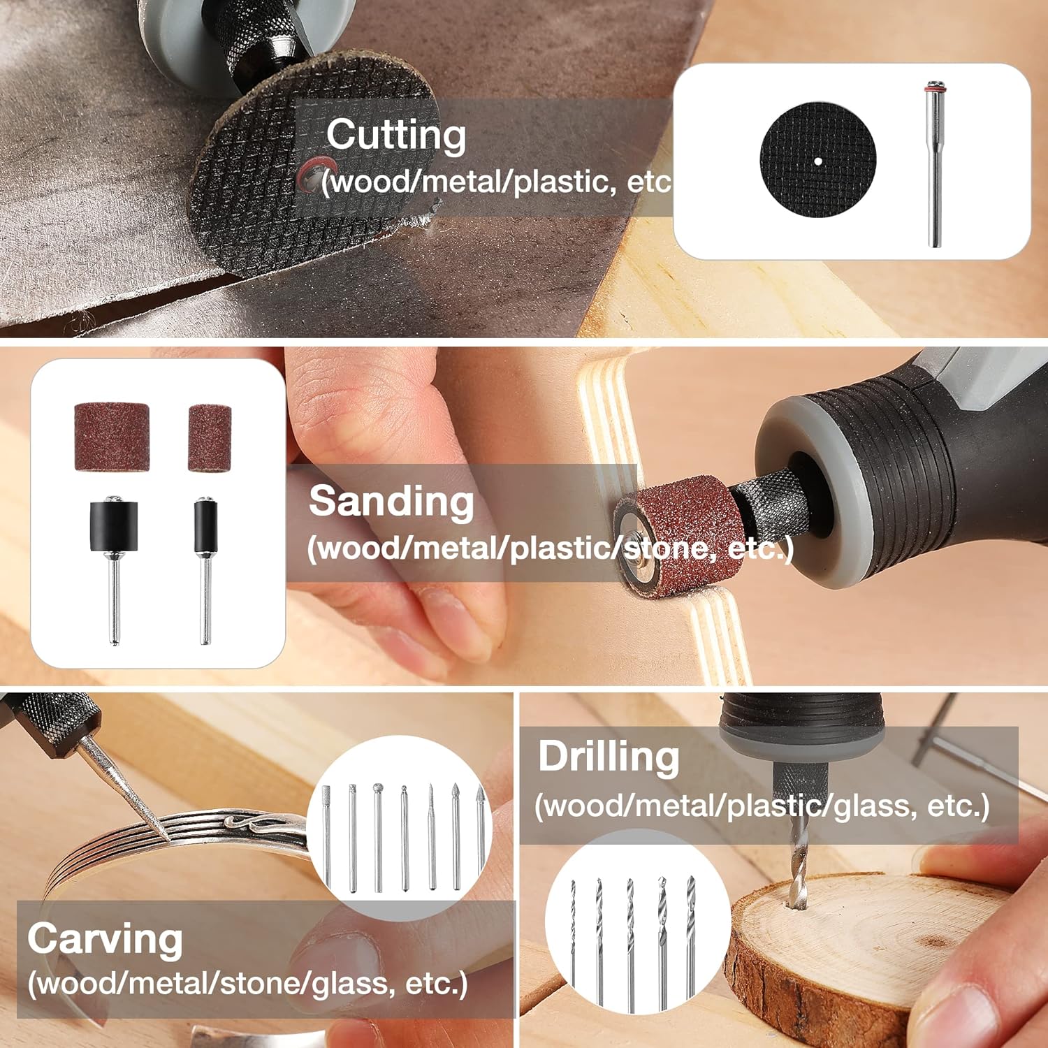 Kit d'outils rotatifs sans fil - Cordless Rotary Tool Kit Accessories avis et prix